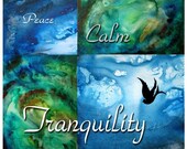 BUY Abstract Online ART Print by MADART on Etsy - 12x12 - TRANQUILITY