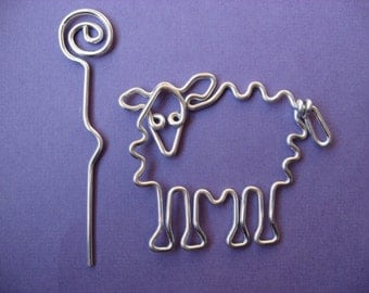 SHEEP SHAWL pin wirework