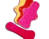 ONE Large Organic Wool-Backed Moonbow Cloth Pad, You Choose Color