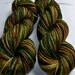 Hand Painted Superwash Merino Worsted -- Winter Berry