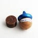 Holiday Acorns- Rustic Home Decor, Table Centerpiece, Bowl Filler- Fourth of July, America, Independence Day, Patriotic