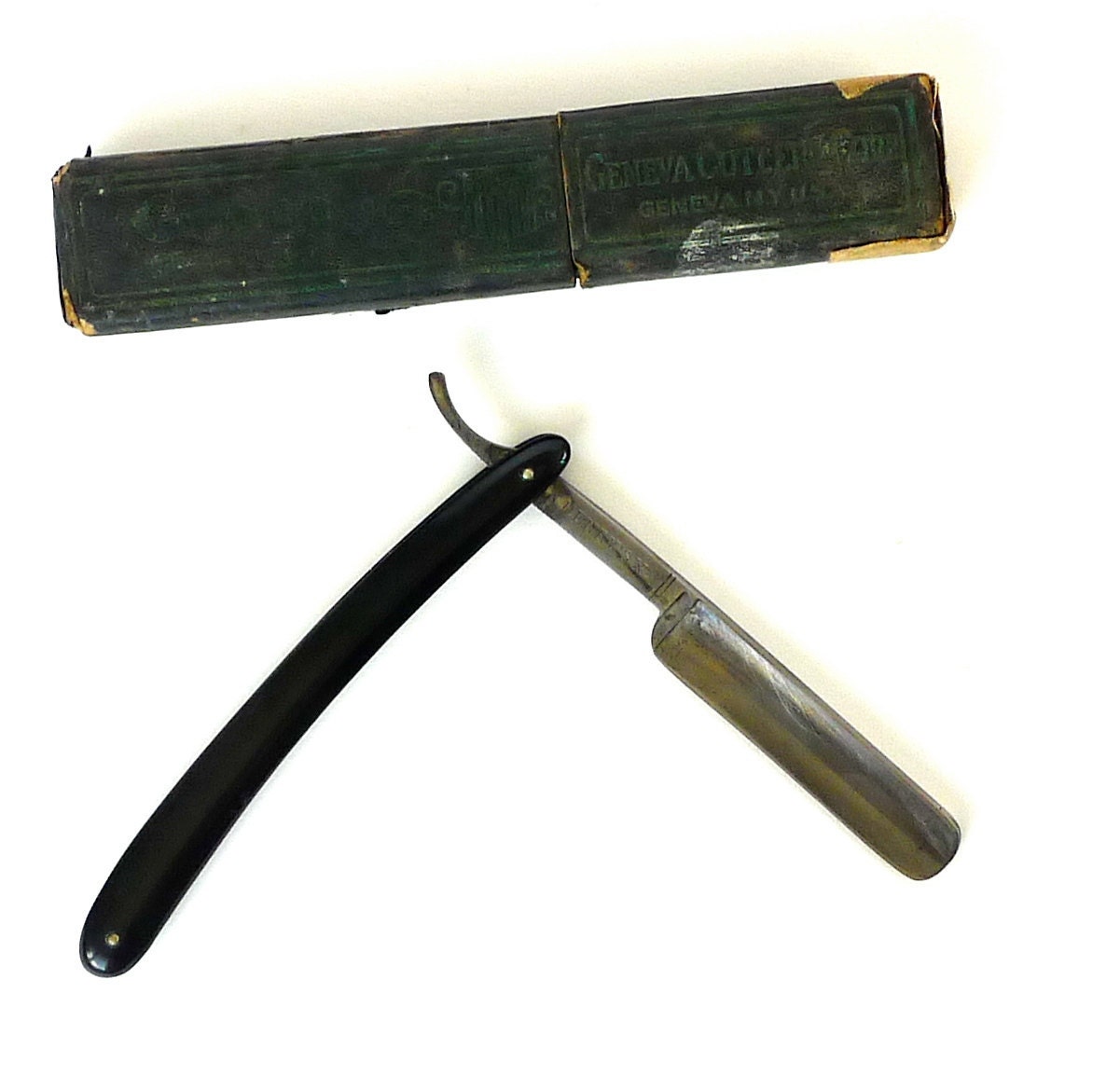Antique Genco Henry's X Straight Razor
