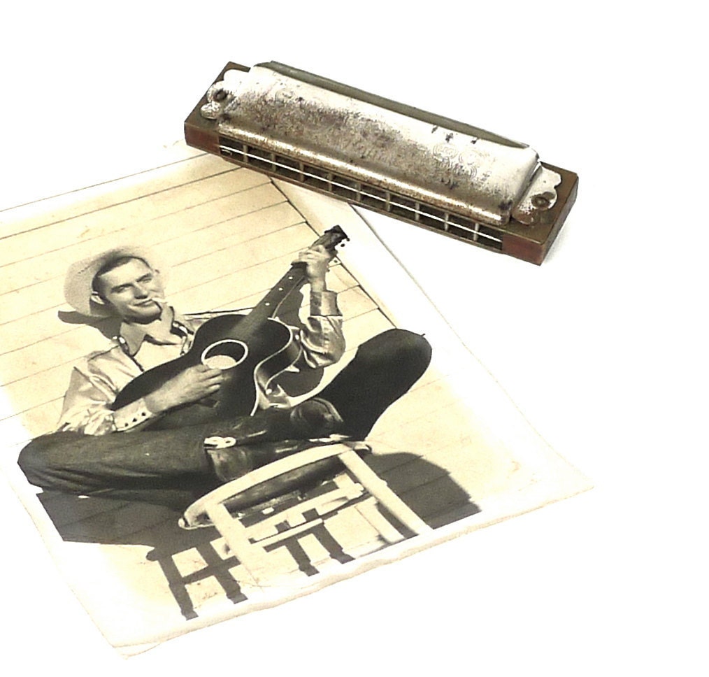 Antique Hohner The Ironclad Harmonica Key of E