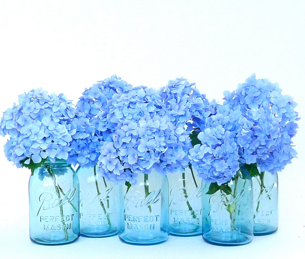 Reserved for Amy Antique Aqua Ball Perfect Mason Jars