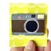 Wood Camera Pin - Brown Vintage Leica