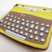 Typewriter Wood Brooch