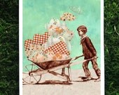 Cloud Carrier 5x7 print
