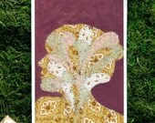 Patchwork Girl 5x7 print