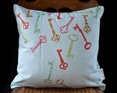 Skeleton Keys Pillow Cover