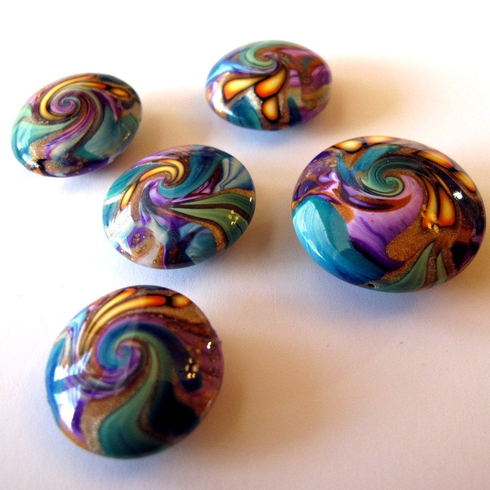 Multi Color Lentil Beads