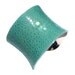 Polished Stingray Silver Lined Cuff in Aqua (Center Cut) - by UNEARTHED