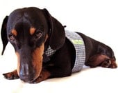Eco Dog Harness - Navy Blue Check - Small