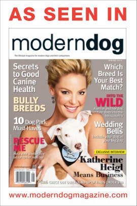 As Seen in Modern Dog Magazine - Medium 25x38 Dog Bed Duvet Cover : Choose from MANY canvas colors