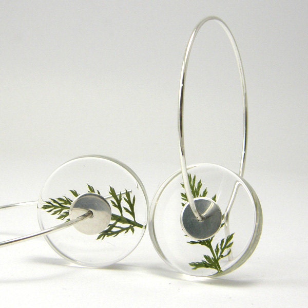 Alcee Yarrow, Floral Resin Earrings
