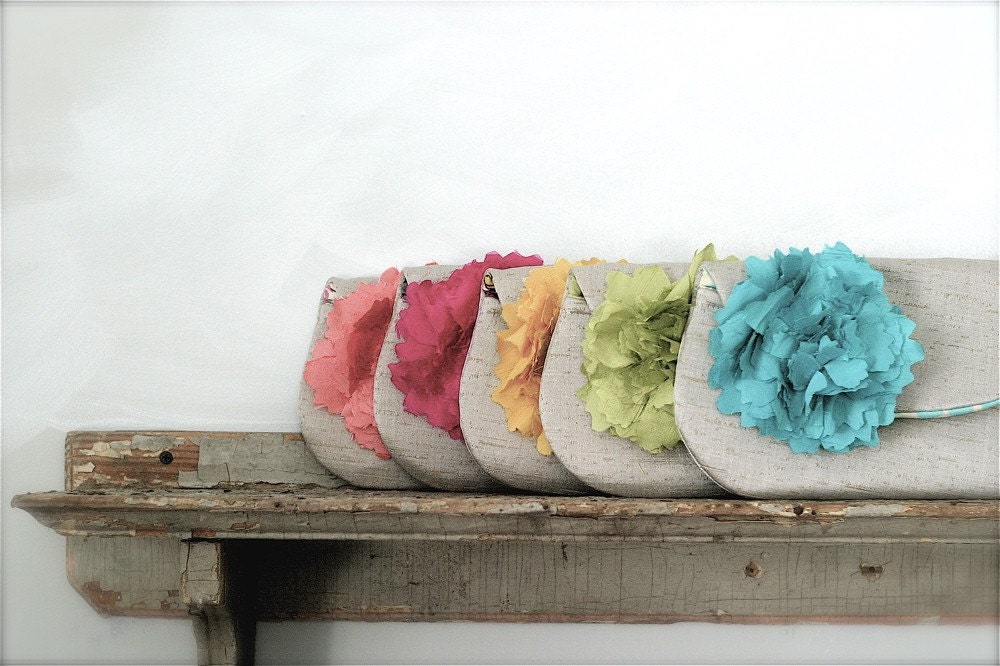 design your own peony clutch
