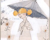 she heard music everywhere...an archival print by cori dantini