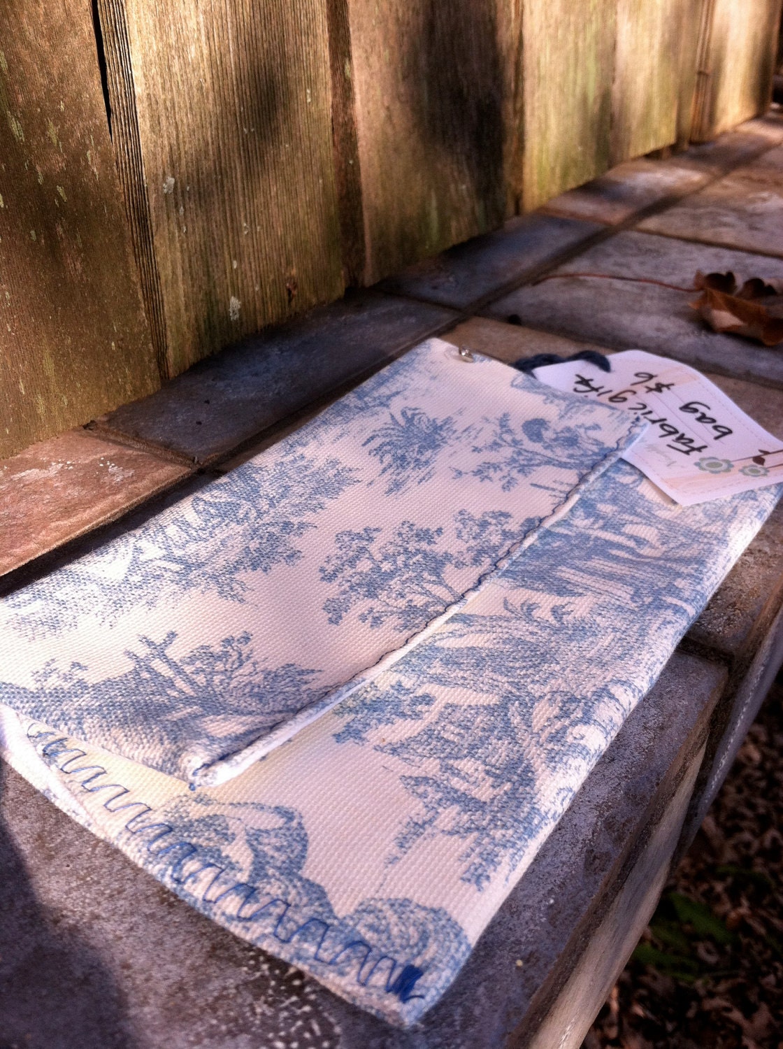 Toile Gift Bag Wallet