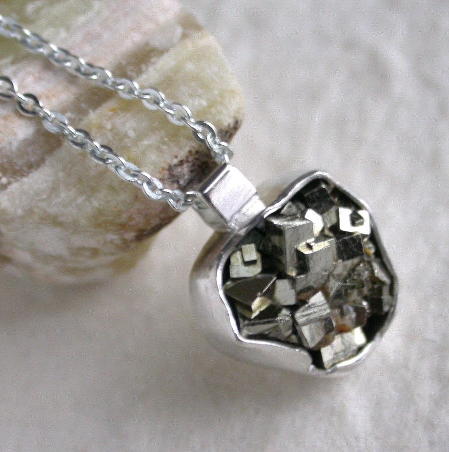 Pyrite Sterling Silver Necklace