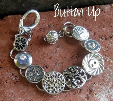Vintage Button Bracelet