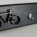 Key Hook Rack Metal Bike Art Sculpture Bike Wall Hanging Organizer for Home Office Dorm Room Modern Black & Silver