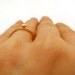 Rose gold stack ring -14k pink gold - recycled gold - alternative engagement - modern rock - geometric square, made to order