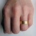 22k yellow gold wedding band, rustic texture, 5mm wide, size 8 made to order, modern tribal