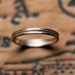 Rose gold wedding band - tiny braid - recycled 14k rose pink gold - wedding ring - 2.5mm - tiny wheat band - made to order