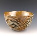 Juicy Wood Fired Carved Sculptural Ceramic Pottery Bowl