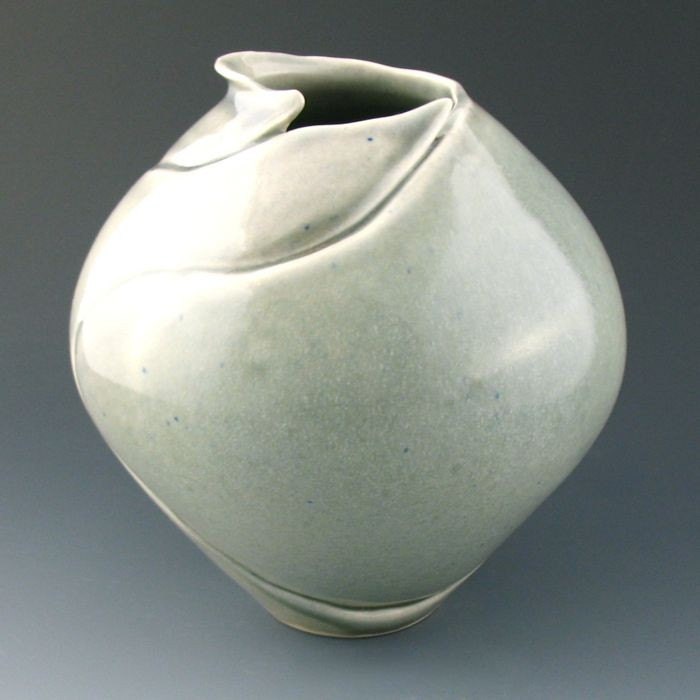 Vase Handmade Pottery Ceramic Unique Organic Elegant by jtceramics