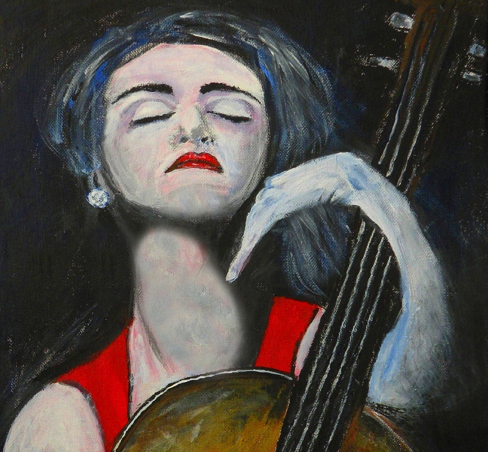 CELLO, MY LOVE Fine Art Print in double black matt