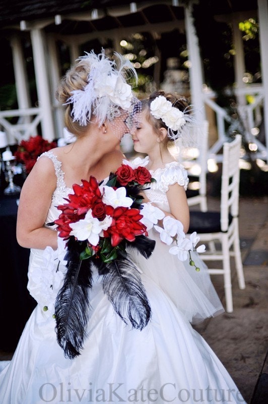 Flower Girl Dress .  Walk in the Clouds