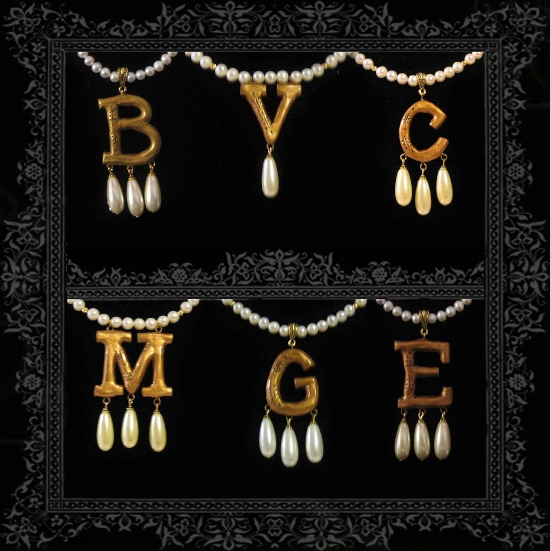 CUSTOM Anne Boleyn necklace with YOUR letter