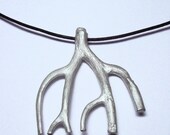 1 coral branch necklace