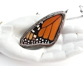 Monarch Necklace Real Butterfly Wing Jewelry