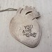 Anatomical Heart Sterling Silver Necklace Made To Order