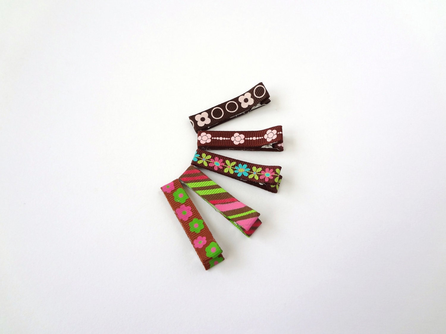 Shades of Browns Non Slip Clips / CLEARANCE