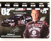 NASCAR no.07  Giftcard Notebook  ----  No Value on Card   ----  Novelty Purposes Only