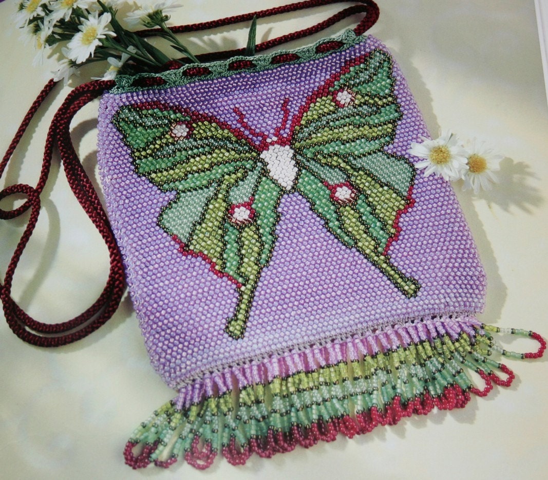 Knitting Patterns Bead Knitted Bags