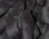 Merino 64s Tops/Rovings felt/spinning 100g (3.53oz) - BLACK