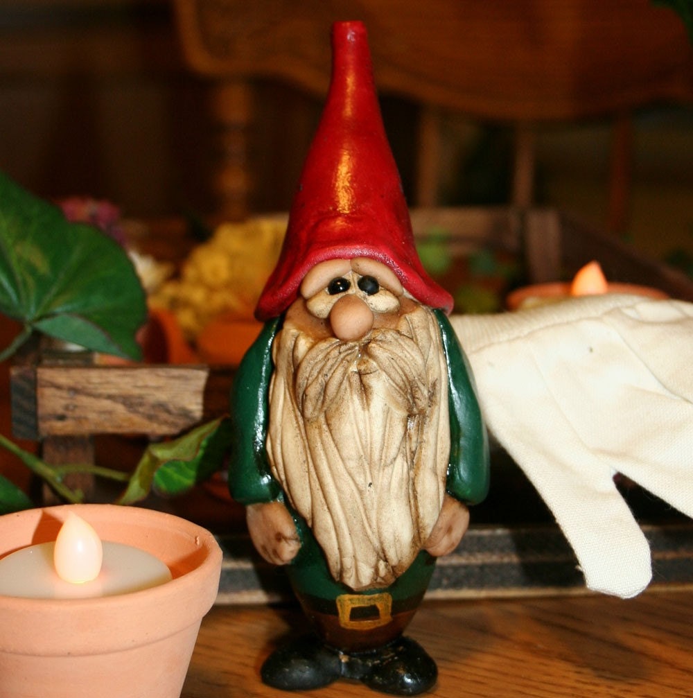 Gourd Gnome by gourdsrus on Etsy