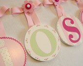 Round Children Nursery HANGING WALL LETTERS