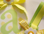 Girls Baby Nursery Round Hair Bow Barrette Holder