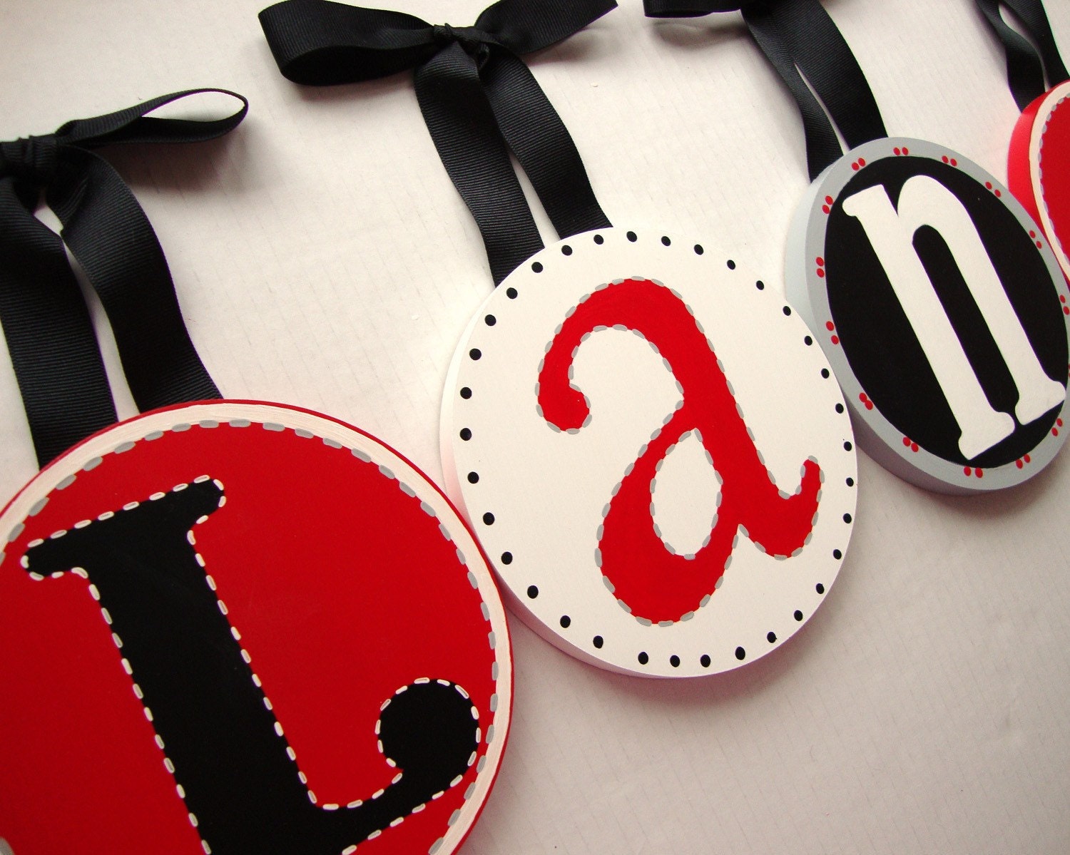 New Boutique Round Boy Hanging Wall Letters