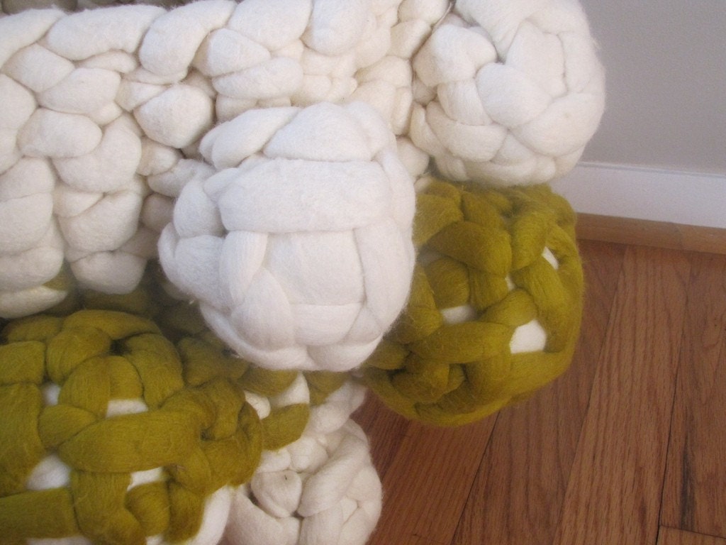 Knit felt anthropod vessel sculpture