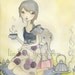 Elephant Tea Jungle Girl Nursery Art Print