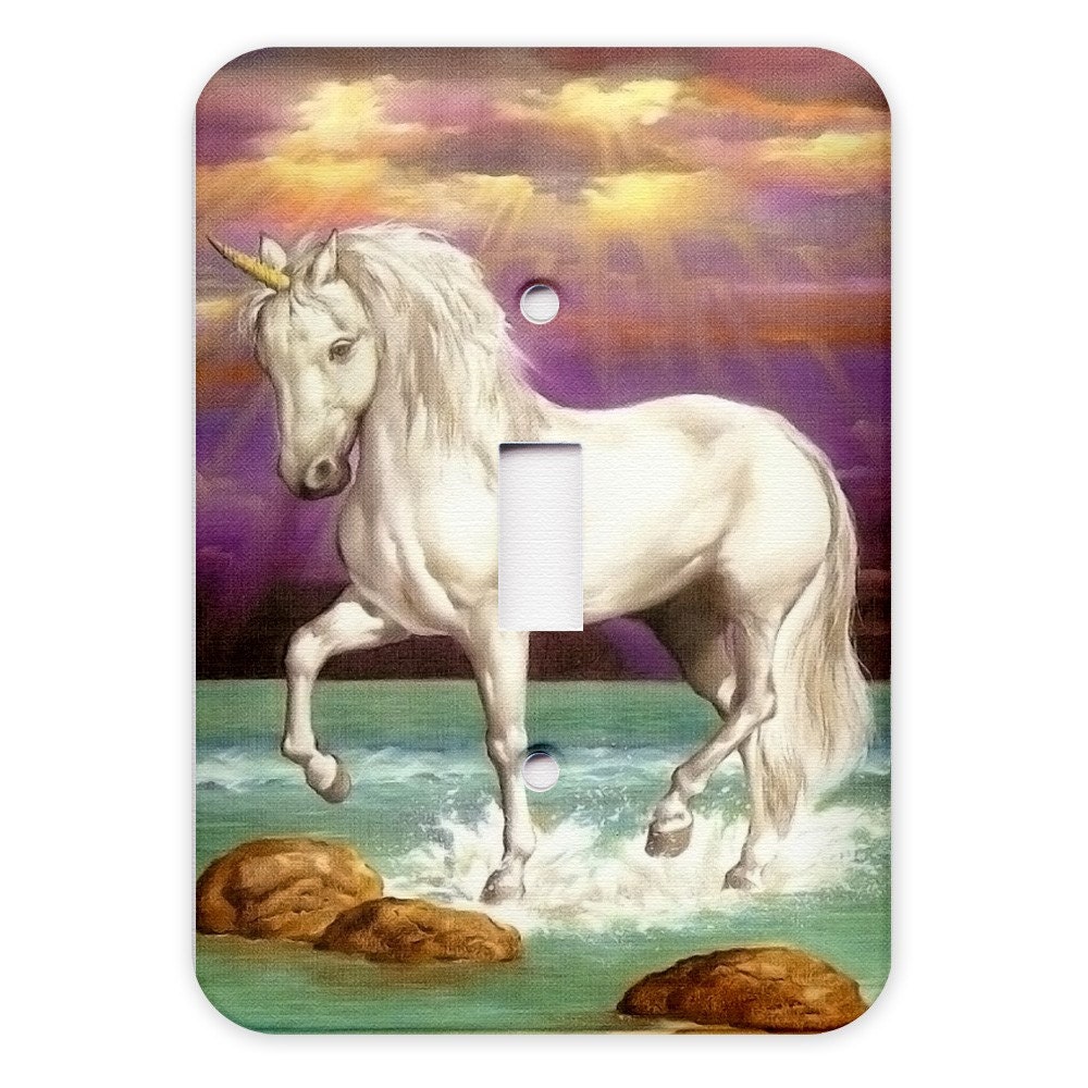 Magical Unicorn Light Switch Plate Cover