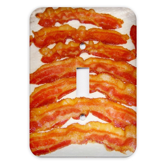 Bacon Light Switch Plate Cover