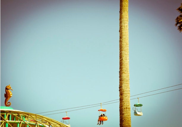 Boardwalk, Santa Cruz, CA  8x10 matted fine art photo print