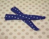 Blythe / DAL Socks - Blue With White Polkadots - CLEARANCE ITEM