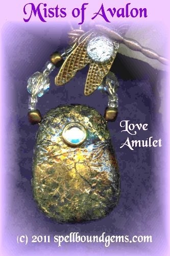 Spiritual Steampunk(tm)/Mists of Avalon Love Amulet/ Personalized/Vintage Gold Leaf Antiqued Quartz /Spell Bound Gems(tm)/Necklace/Pendulum/ Zodiac/Talisman/Wicca/ Druid/ Celtic/Pagan/Goddess/Spell Worker Magic(sm)/Healing Crystal